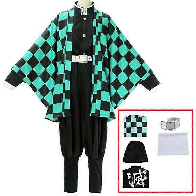 デーモンスレイヤー キメツのやいば 丹次郎 鎌戸 コスプレコスチューム 着物マント ハロウィンパーティー アニメ服 ユニフォームセット