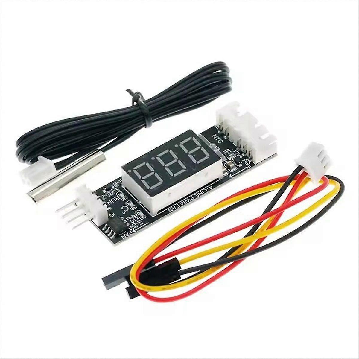 DC12V 3A 4 Wire PWM Fan Temperature Control Speed Governor Fan Speed Controller Digital Display Mod