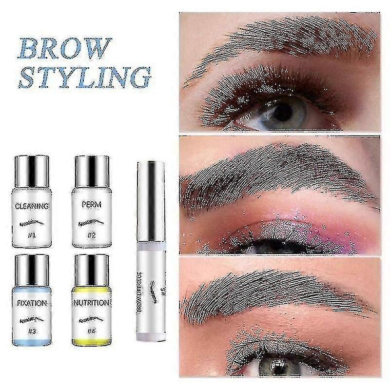 Eyebrow Lamination Kit Semi Permanent Brow Lift Kit Styling Perming Setting Curling Brow Lamination