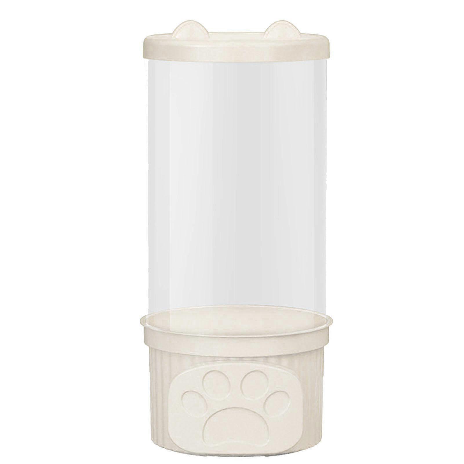 Toy Storage Container PET Transparent Cylinder Plush Toy Display Bucket with PP Lid for Home