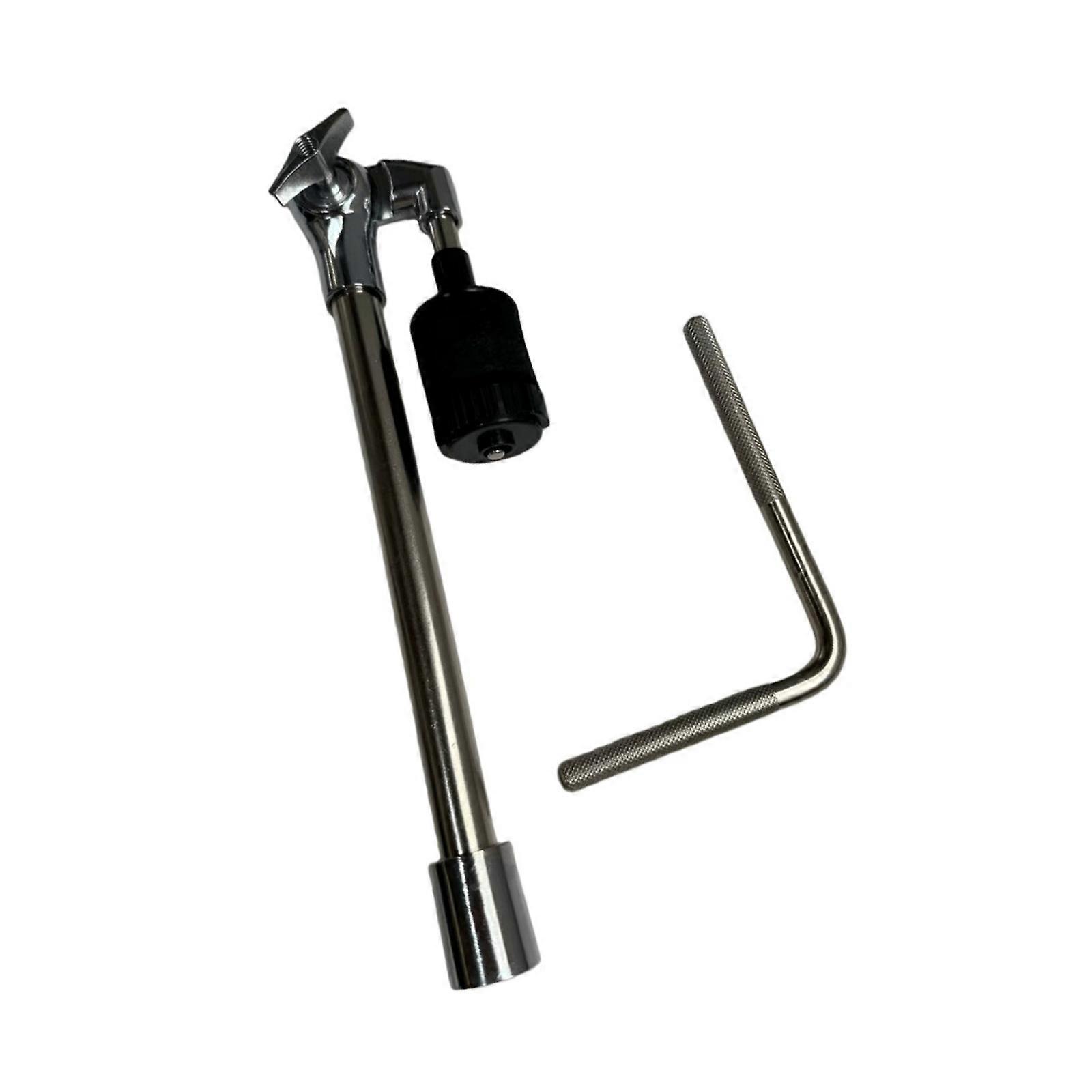 Cymbal Mounting Bracket With Antislip Pad Detachable Drum Cymbal Expansion Stand Adjustable Professional Drum Accessory Multicolor