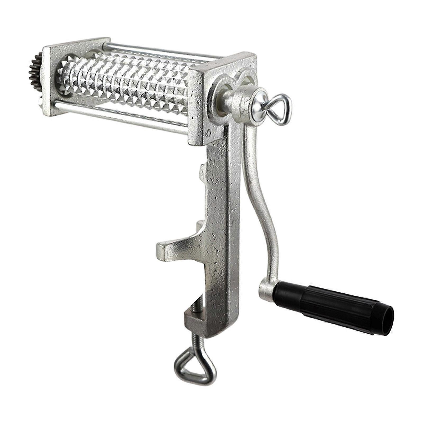 Manual Cast Iron Meat Tenderizer For Effortlessly Steak Preparation And Homemades Meat Flatten Tool Rolling Cuber Multicolor