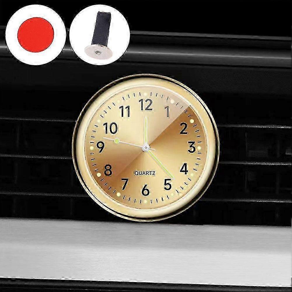Mini Watch Car Quartz Clock Electronic Clock Waterproof Car Dashboard Clock