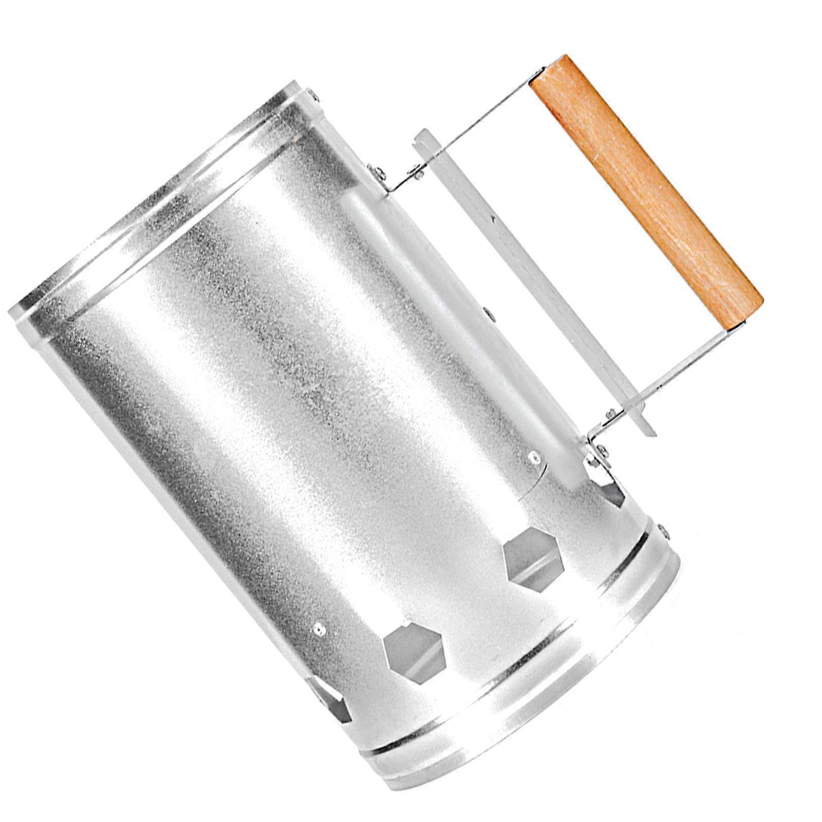 Barbecue Fire Starter Bucket with Handle Fast Charcoal Ignition Barrels BBQ Charcoal Chimney Starter Grilling Tool Multicolor