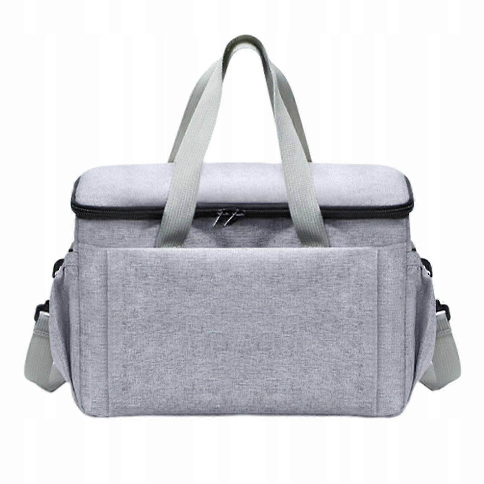 Bag With Organizer For A Stroller. Multifunctional Storage Of Napkins In Gray