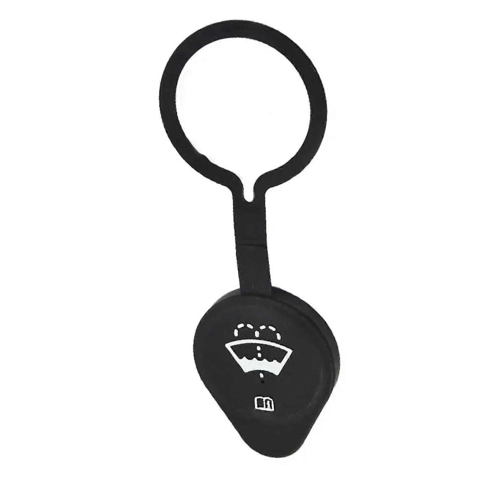 Windshield Washer Fluid Reservoir Cap Compatible with OEM 88958101 Black Plastic