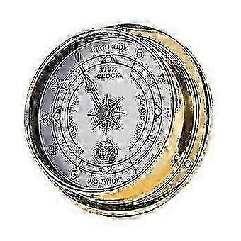 m Tidal Clock, Wall Mounted Tester Copper Shell Marine compatible with Weather Station, Wall Hanging Boat Using Tidal Clock, 115mm