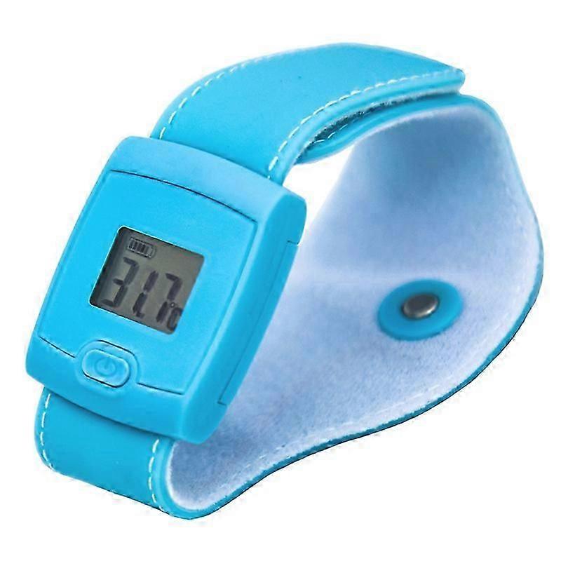 Intelligent Bluetooth Thermometer Bracelet with LCD Display, Smart Fever Monitor for UK Families