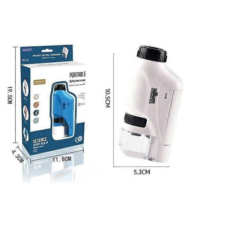 Luxora Microscope 60-120x, Handheld Pocket Microscope LED Light Portable Mini Microscope Kids Gift
