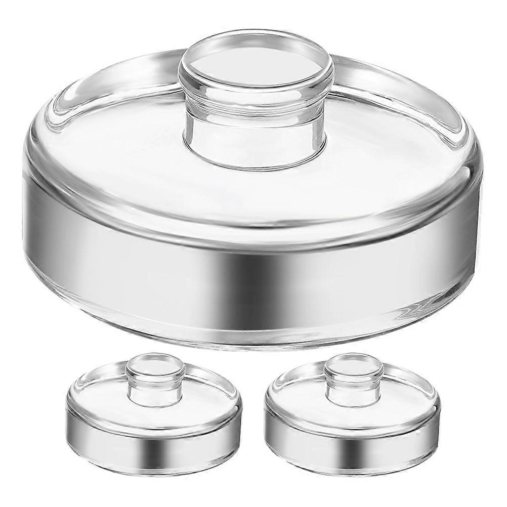 Fermenting Weights Glass Fermentation Weight with Handle 3Pcs Set