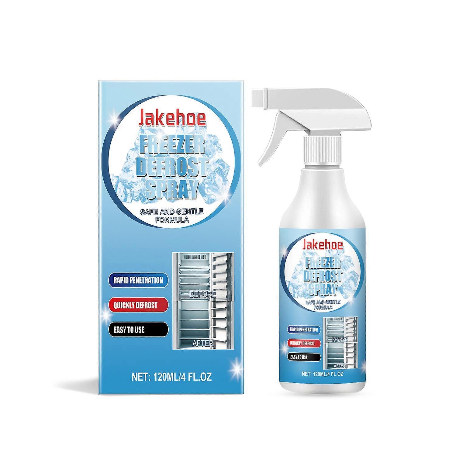 Jakehoe Freezer Defrosting Spray - Víceúčelový sprej pro odmrazování mrazáků, výrobníků ledu a autochladniček.