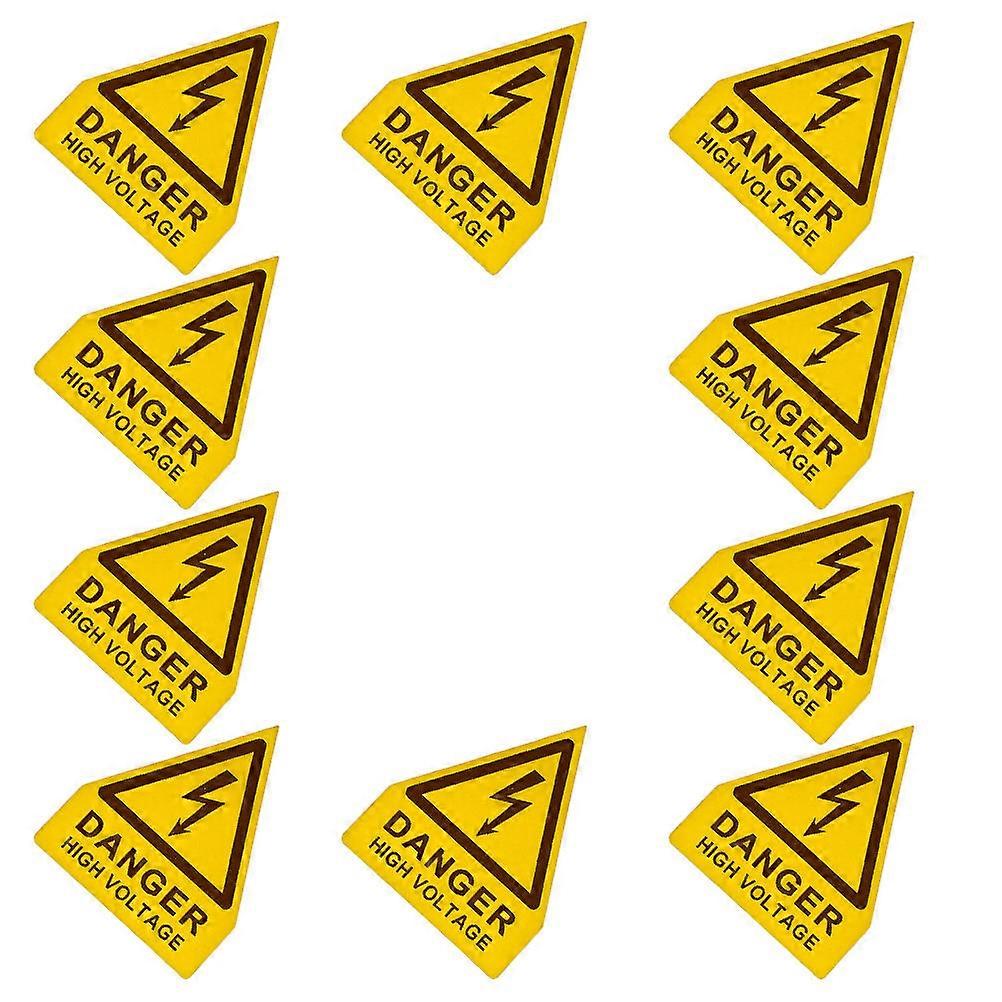 Self-Adhesive High Voltage Safety Sticker Caution Signs 20Pcs