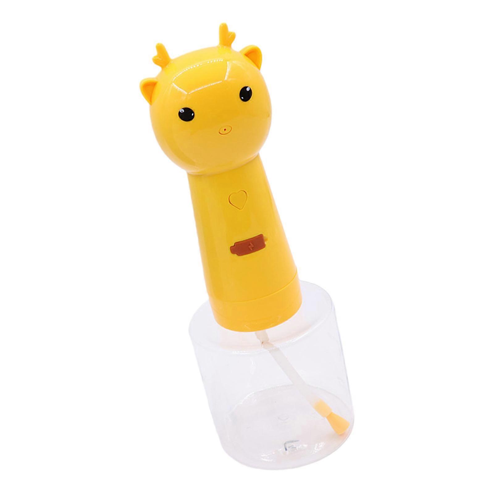 Electric Pet Shampoo Applicator Foaming Machine For Dog Cats Grooming Deep Cleaning Shampoo Dispenser for Daily Use  Yellow