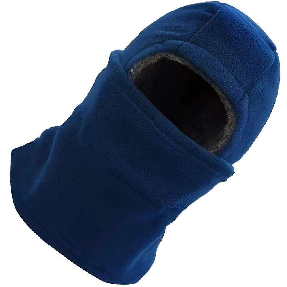 Dark Blue Cycling Cover Wind Proof Head Cover for Winter 3Pcs Set