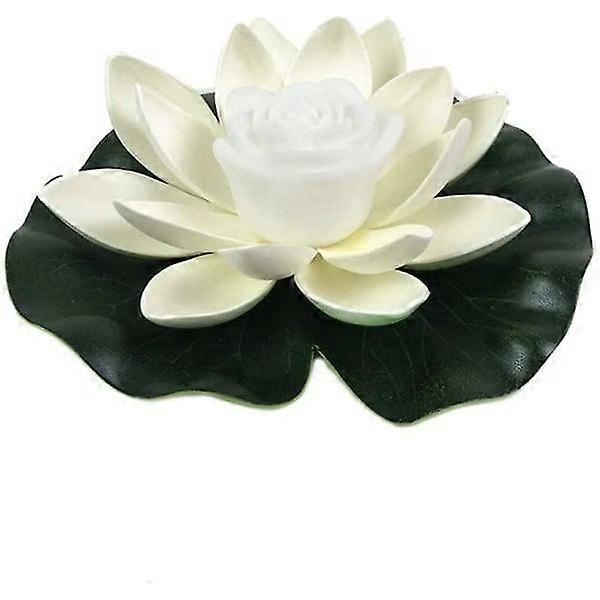 LED Floating Lotus Lamp - Artificial Water Lily Floating Lotus - Garden Pool Lighting 18cm
