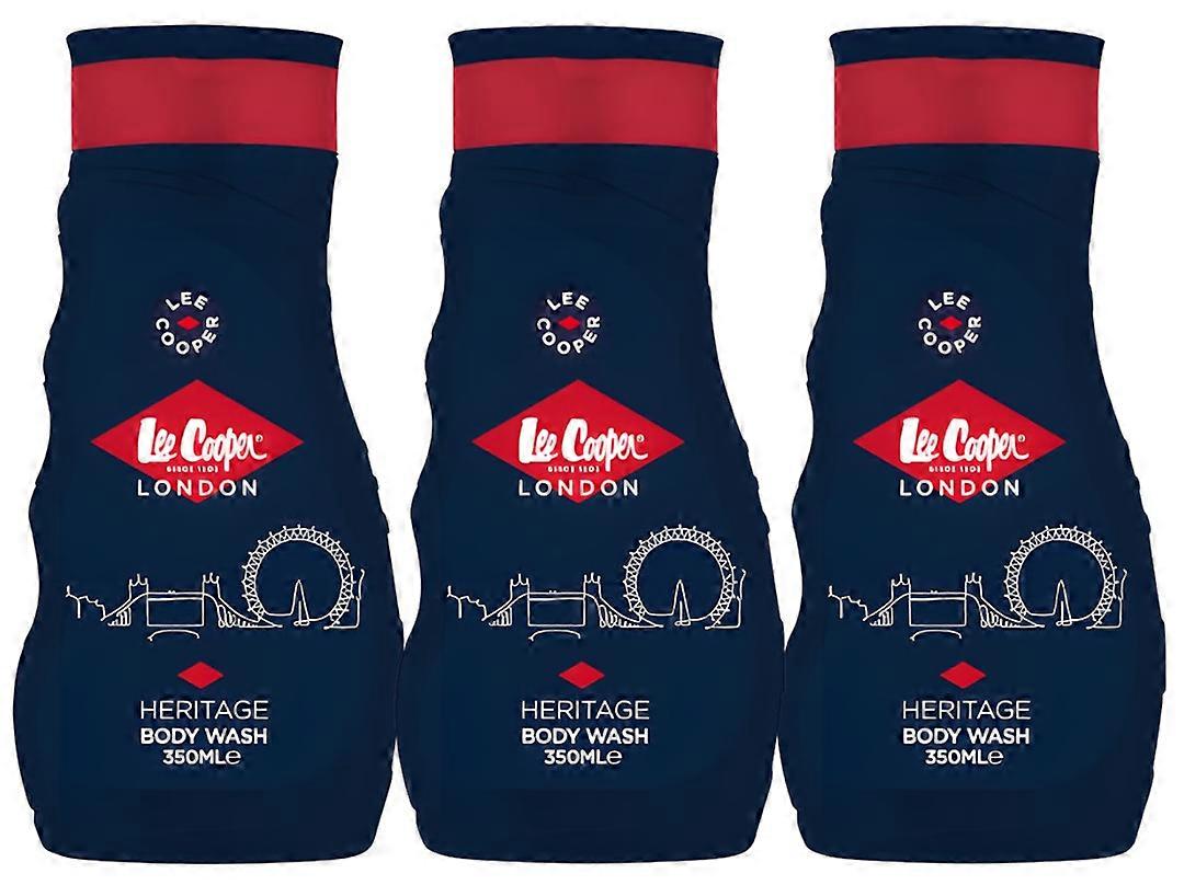 3 x 350 ml Lee Cooper duschtvål - Heritage