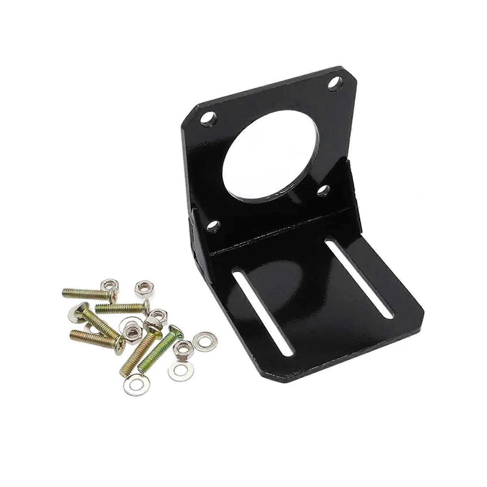 NEMA 23 Stepper Motor Mounting Bracket, 57mm Aluminum Alloy LShaped Support for Stable Fit