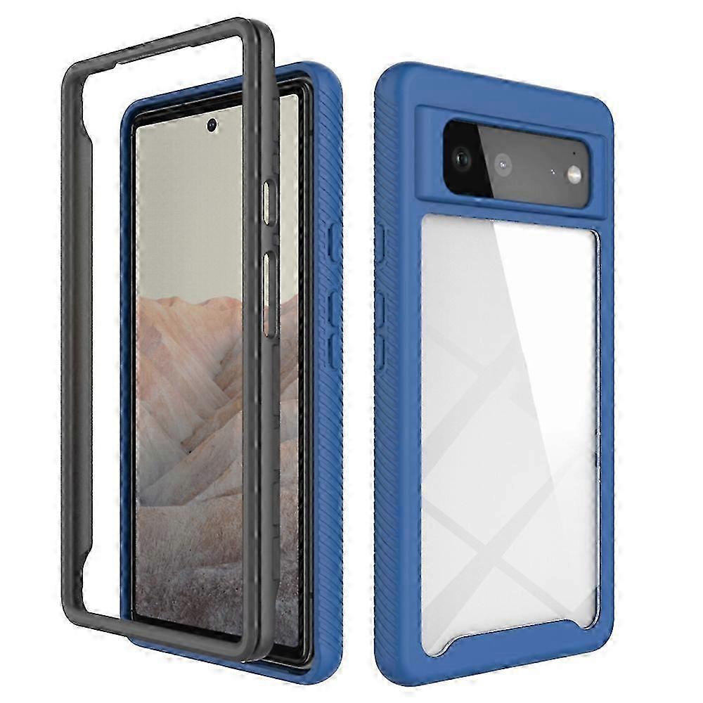 PC and TPU Protective Case for Google Pixel 6, Solid Color