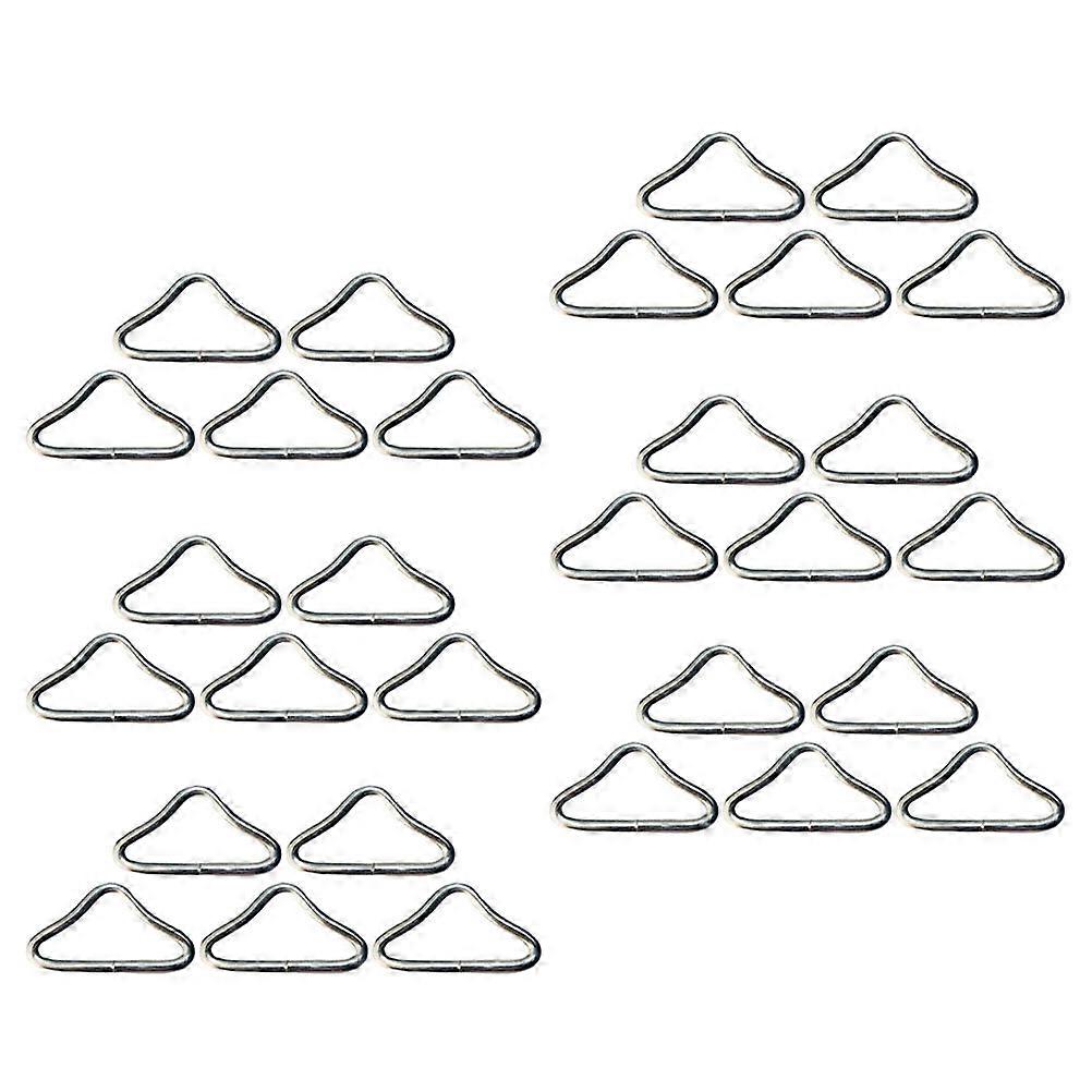 45Pcs Trampoline Triangle Rings Replacement Durable Buckles for Jumping