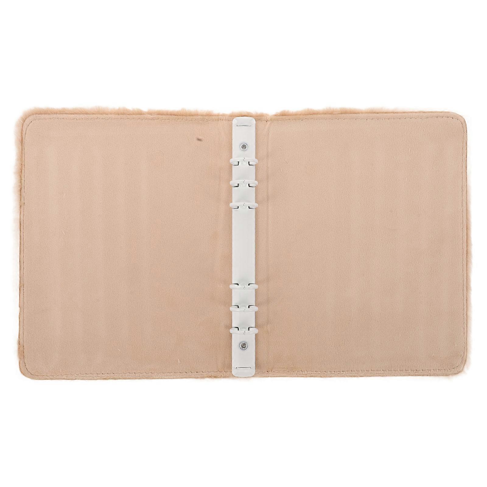 Light Brown Photocard Binder for Storage Use Featuring Plush Puppy