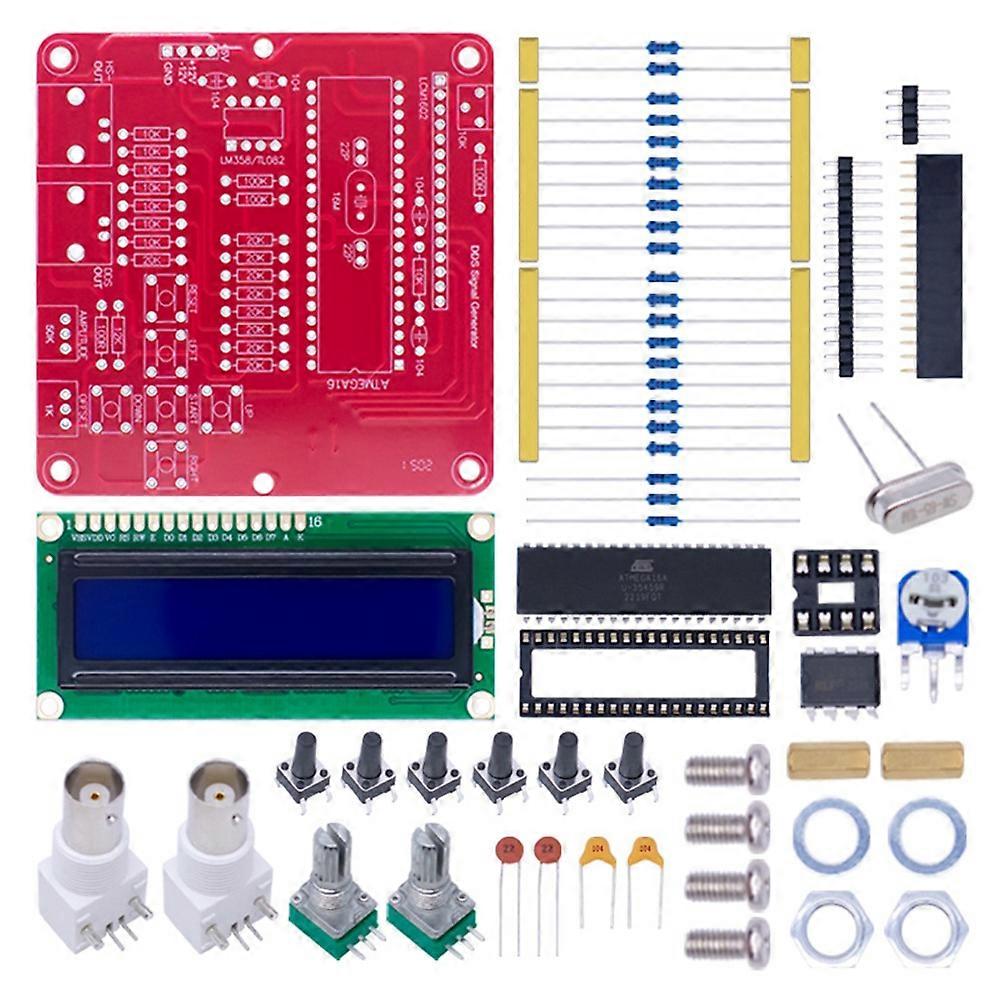 DDS Signal Generator Kit DIY 1-65535HZ Digital Function Generator with Sine Triangle Square Saw Rotating Triangle Waves