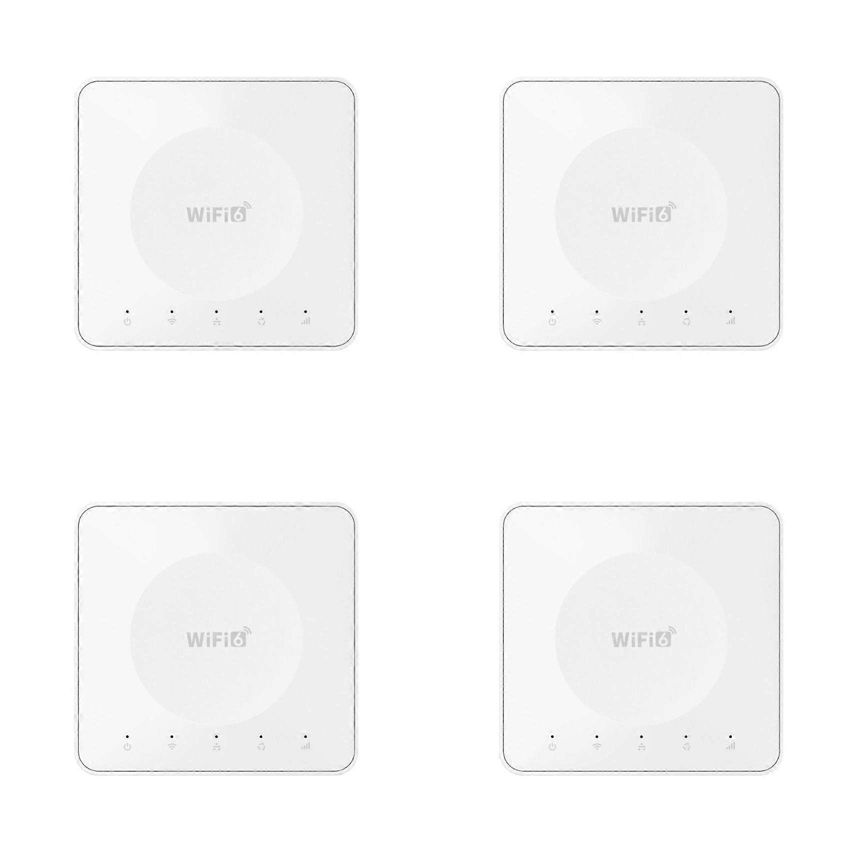 4X 4G LTE Router WiFi 6 SIM Card Modem Support 10 Device Connections Mobile Wireless Router for Asia Africa Europe