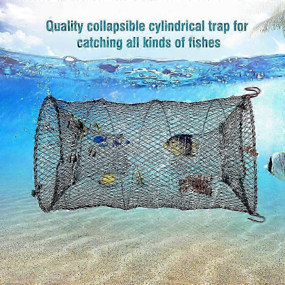 2025 Foldable Fishing Net Lobster Crab Crayfish Shrimp Fish Trap Fishing Net 25cm