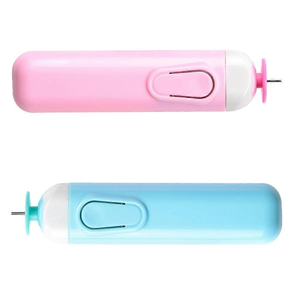 Electric Quilling Tool Slotted Design Curling Pen 2Pcs for Crafting