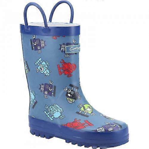 Cotswold Childrens/Kids Puddle Robot Wellington Boots