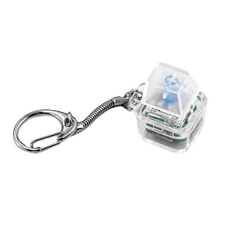 Mechanical Keyboards Switches Tester Keycap Testing Tool with Stress Relief Function Clear Keychain
