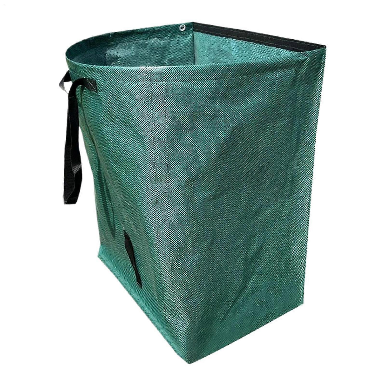 Garden Waste Bag with Ergonomic Support, Foldable AntiTear Fabric for Leaf and Yard Debris