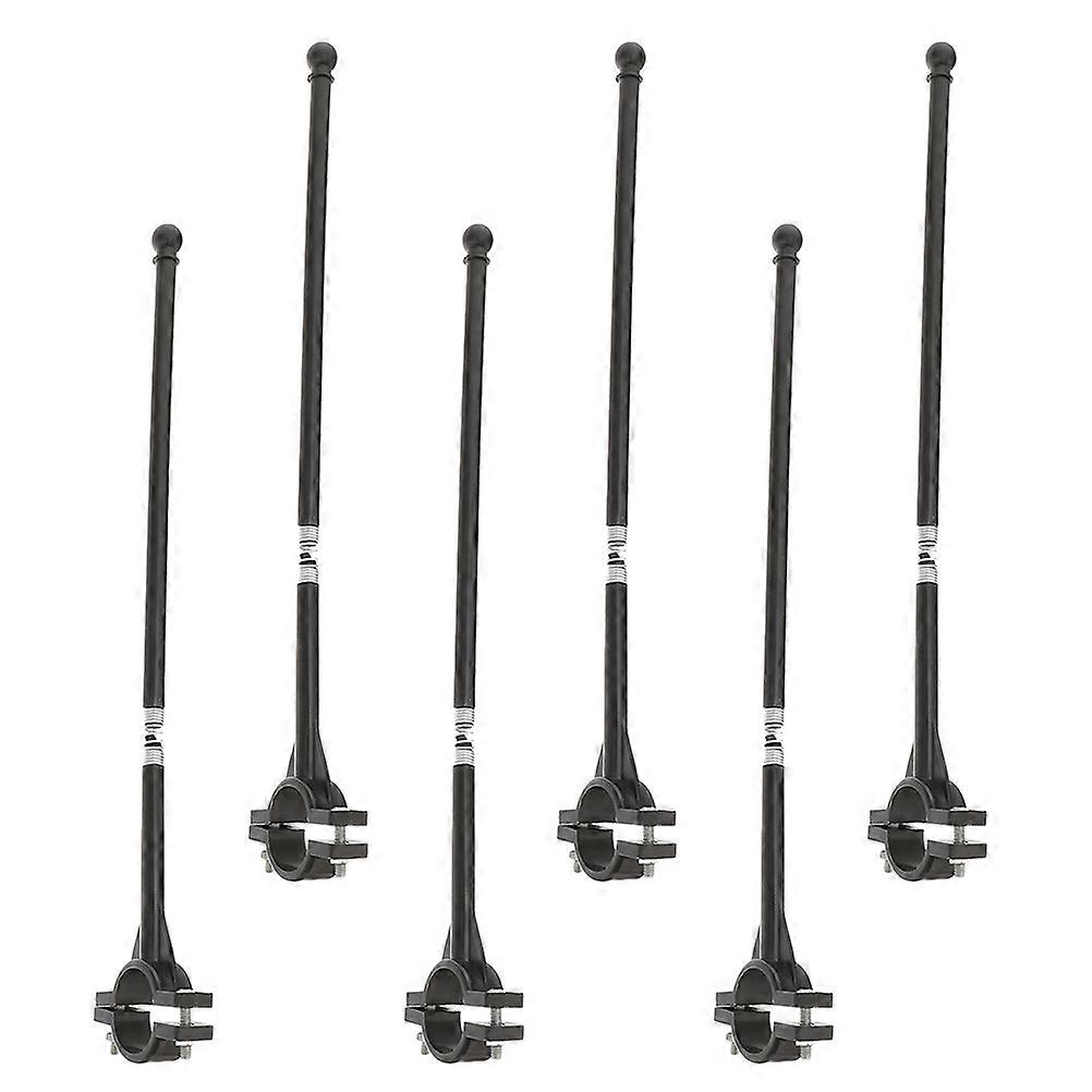 Auto Flagpole Bicycle Flag Pole Holder for 6Pcs Flag Poles