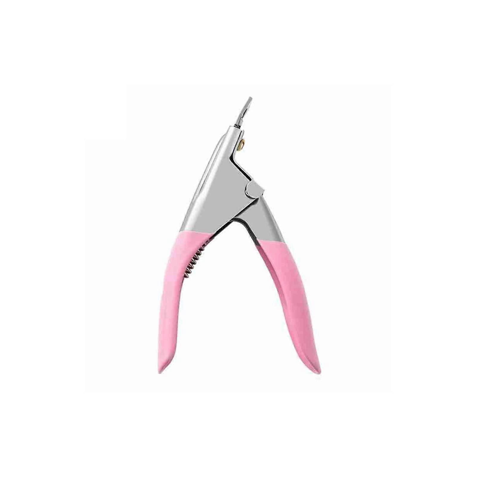 Professional Nail Tip Cutter Straight Edge Guillotine False Nail Clipper for Clean Precise Cuts
