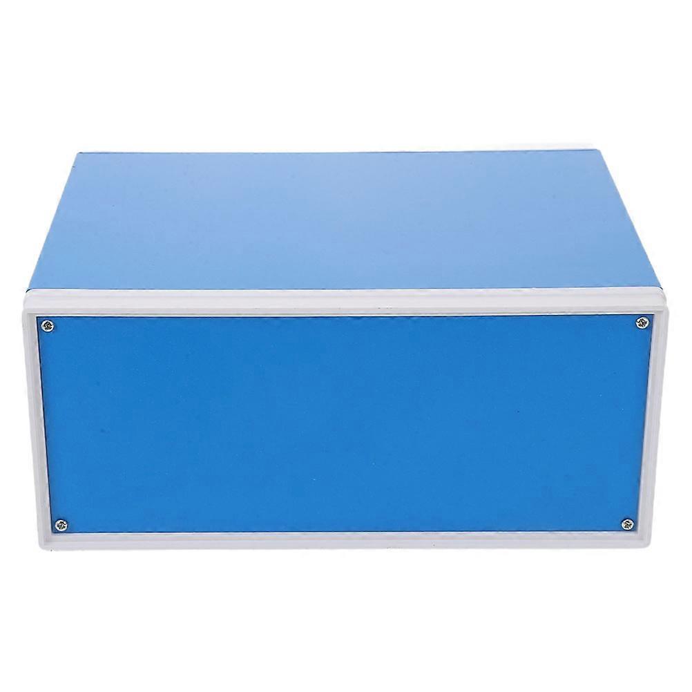 Blue Metal Junction Box Electronic for Storage Needs