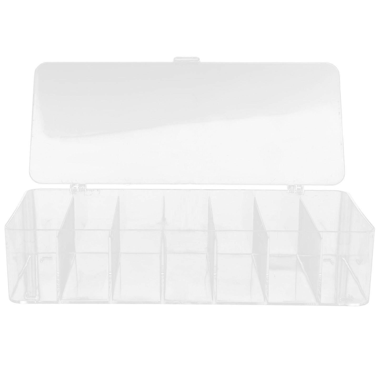 Transparent Tea Box Organizer Storage Container For Guest Room Use 1Pack