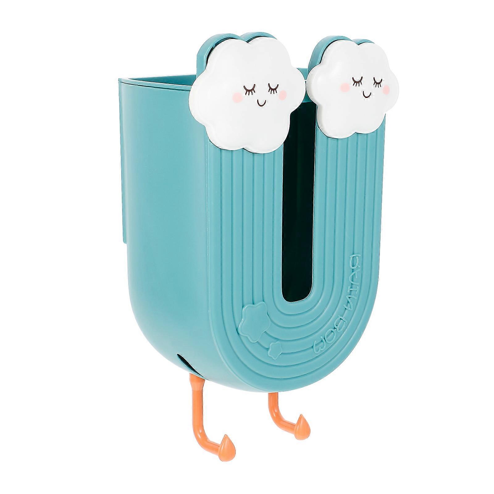 Wall Mounted Tissue Box Green Wall Tissue Box for Bedroom Use 2Pcs