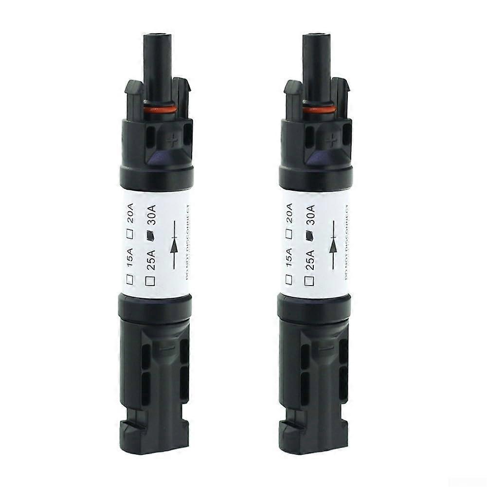 MC4 Solar Connector 30A IP67 Waterproof with Reverse Flow Protection for Solar Panel 1000V