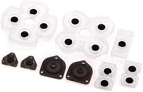 Conductive Rubber Pads Set with Silicone Buttons for PS4 Controller Quick  and Precise Response