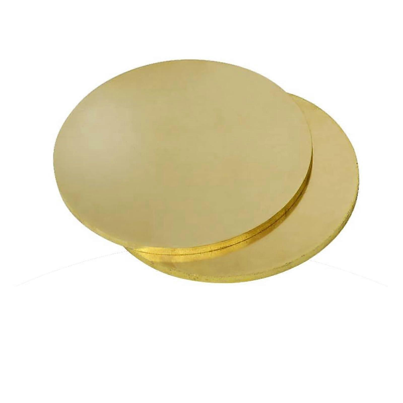 H62 Brass Disc 25mm Round Plate for Crafts, Precision Cut Edges, MultiThickness Copper Sheet