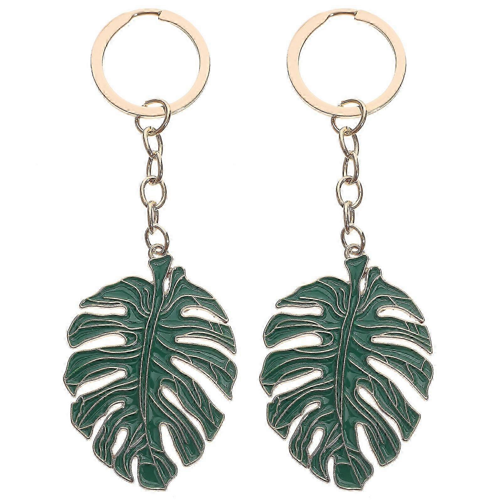 2 Pcs Stylish Turtle Dorsal Shape Unique Hanging Key Chains & Pendants