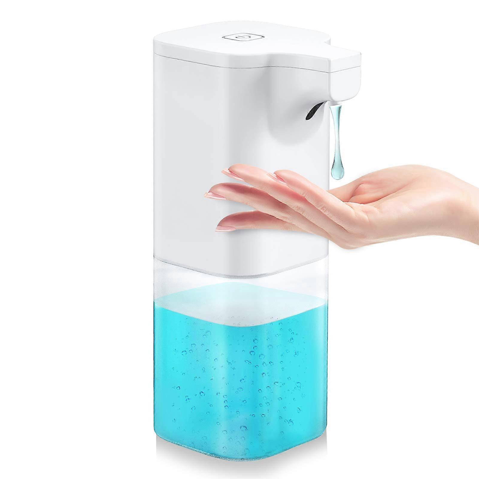 Automatic Soap Dispenser 350ml Touchless Infrared Sensor for Bathroom and Kitchen, Fast 0.25s Leakproof Refillable Sanitizer Pump