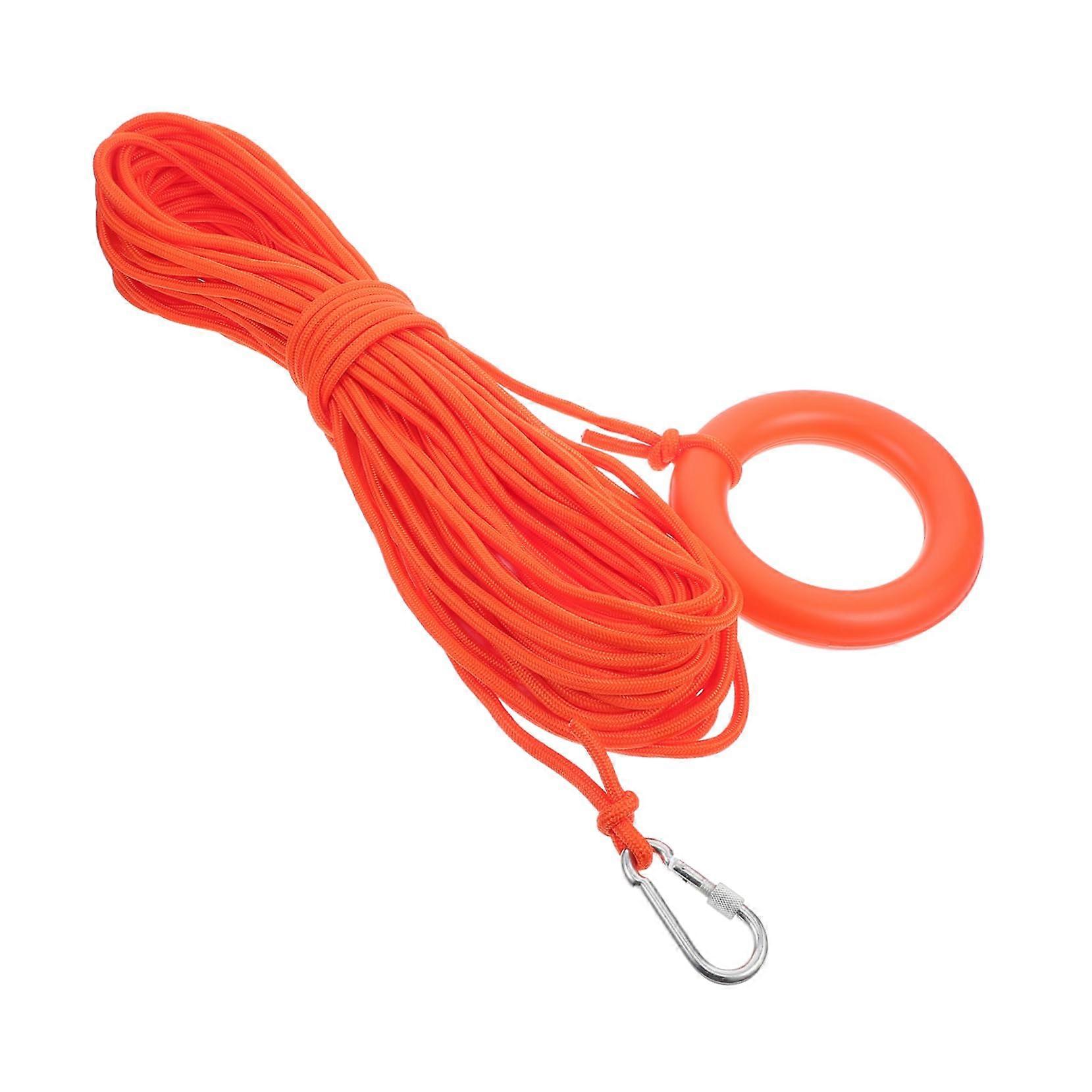 Rescue Throw Rope with Adjustable Length  Strength Polypropylene for Boating and Water Safety
