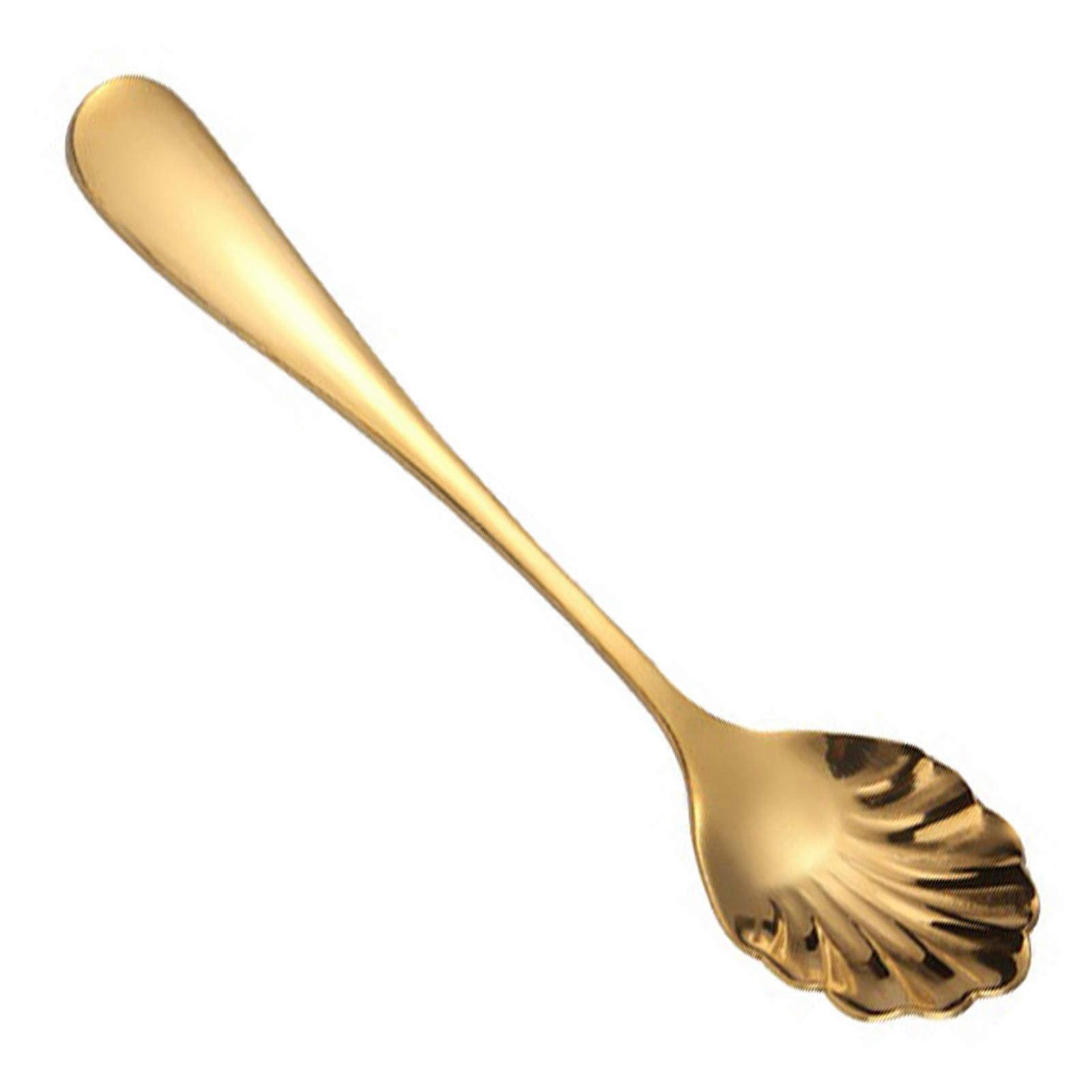 Household decorative shell stirring spoon Perfect aesthetic gift for any occasion. Romantic Dining Experience