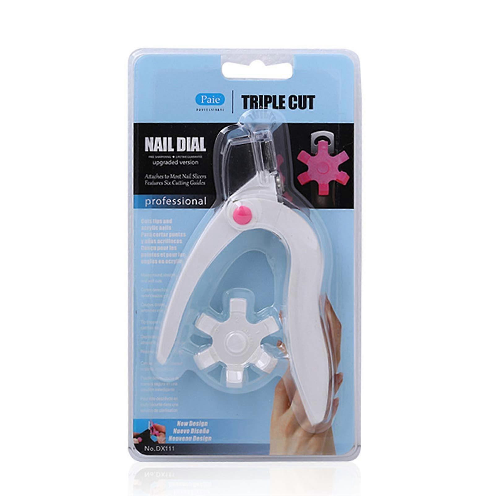 U Shape Nail Clipper for Acrylic False Nails with Three Cutting Styles Professional Manicure Tool