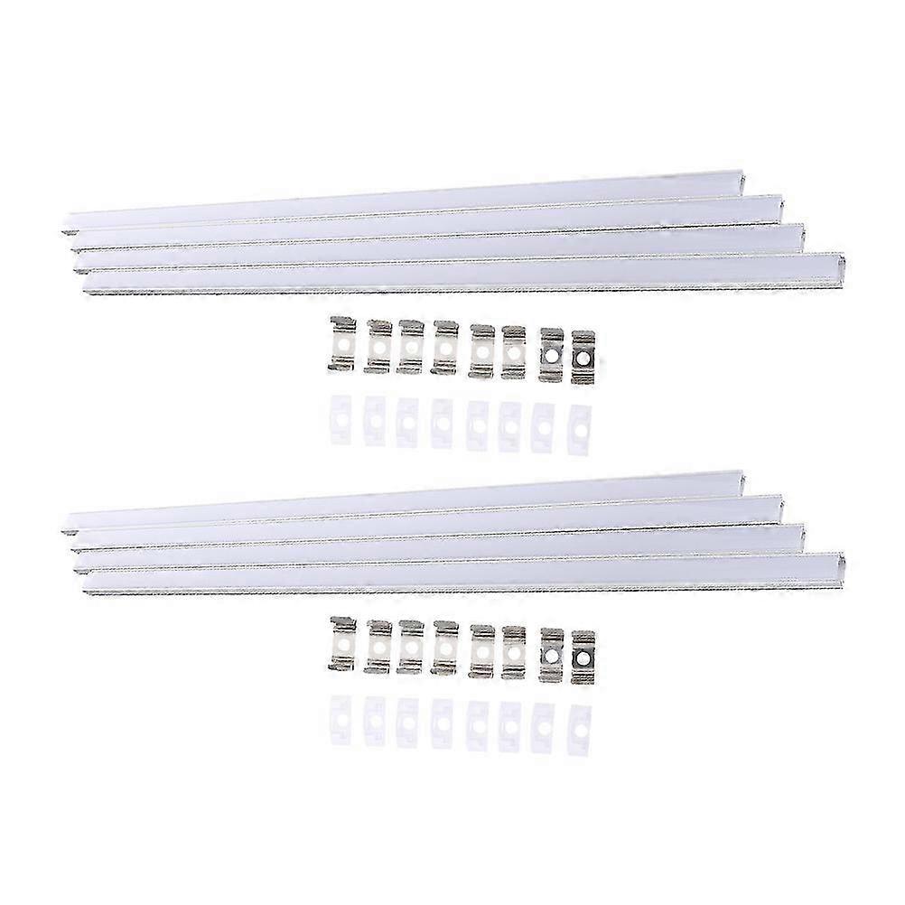 LED Channel Aluminum Housing U Shape for Protection 8Sets Kit
