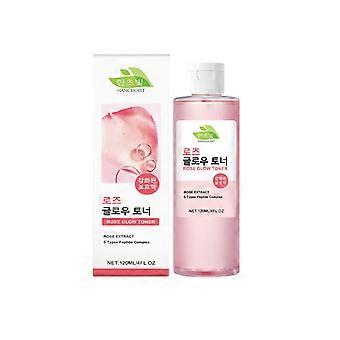 Tonico illuminante alla rosa: rinfrescante, levigante, nutriente, idratante e radioso per la cura quotidiana del viso.