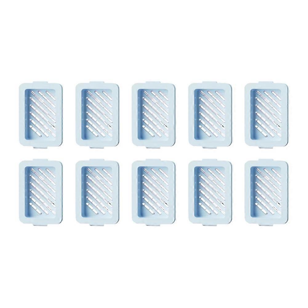 High Elastic Mesh Soap Bubble Box, Multifunctional Foaming Soap Box, Mesh Foaming Soap Box, Blue