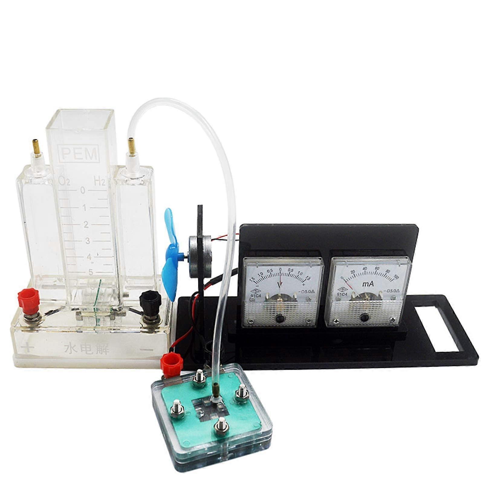 PEM Fuel Cell Demonstration Kit for Classroom Physics Experiments with Safe Hydrogen Handling
