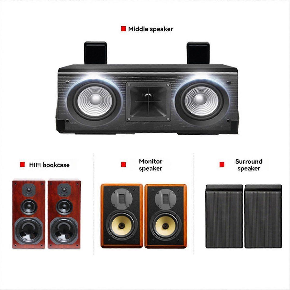 1Pcs Sound Speaker Wall Mount Speaker Bracket Hanger Adjustable A