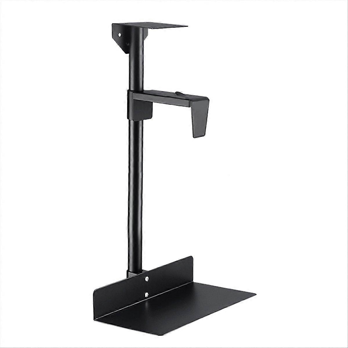 Universal PC Case Holder Under Desk Wall Side Mount CPU Stand Adjustable Computer Mainframe Hanger H